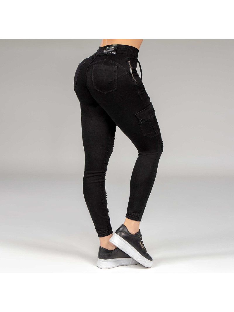 Topo 117+ imagem calça jogger preta feminina jeans - br.thptnganamst.edu.vn