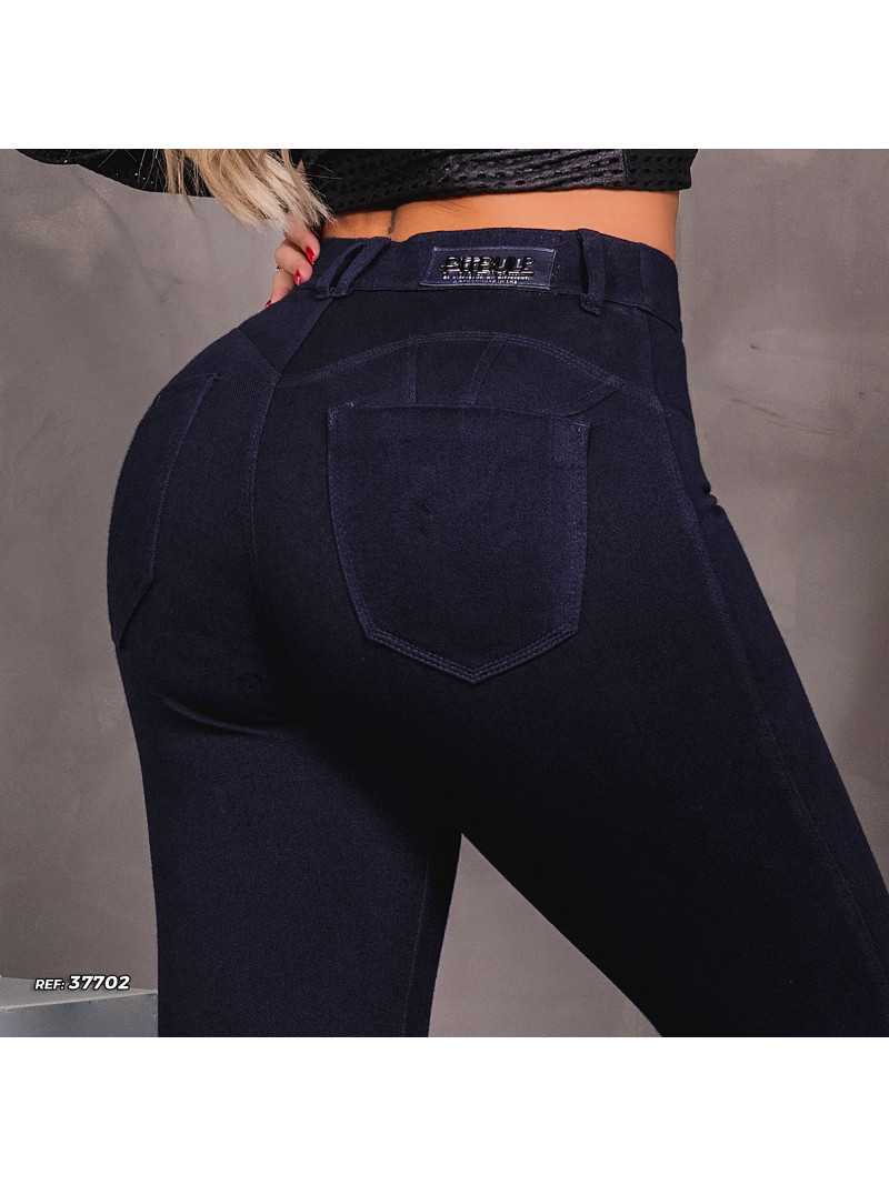 Calça legging Hot Pants Cintura Alta Com Bolsos Funcional Feminina