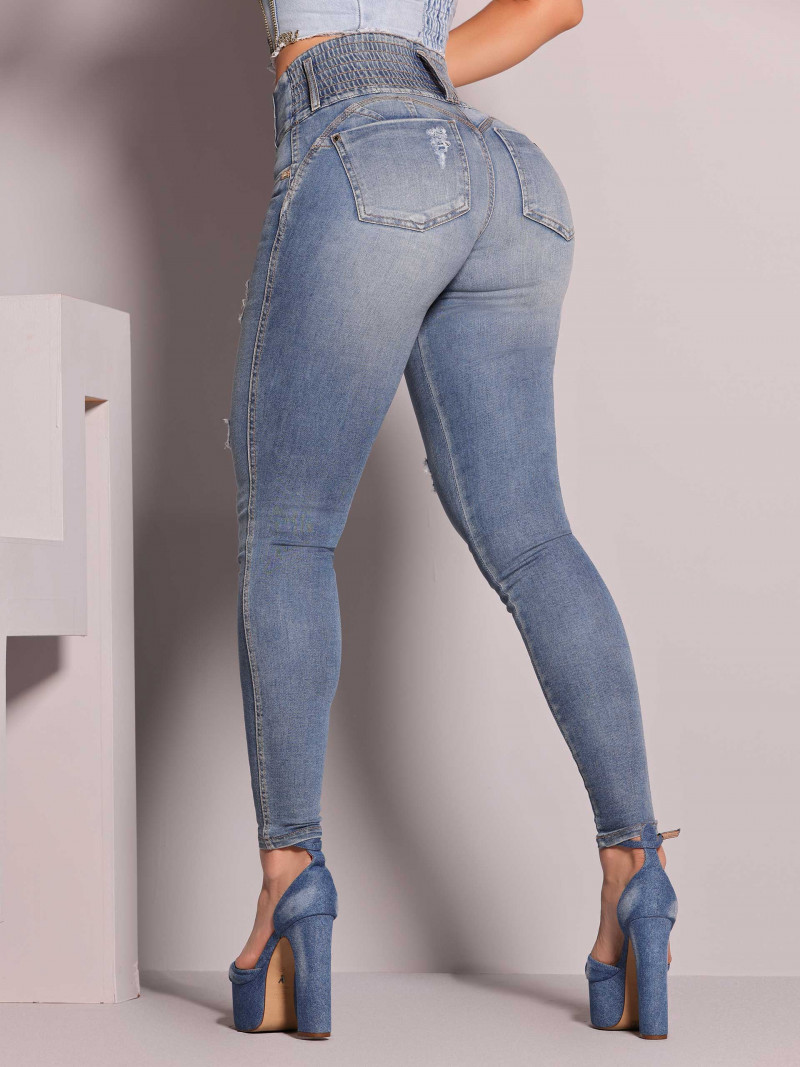 Calça jeans afina cintura 56579 - Calça jeans afina cintura 56579
