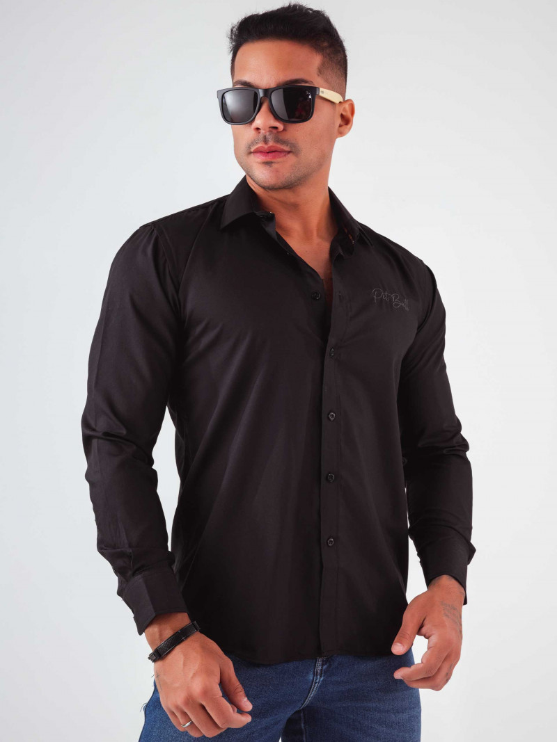 Camisa de manga longa com Jardineira Roupa Formal para Festas